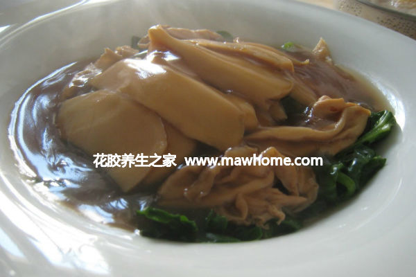 花胶扒豆苗做法