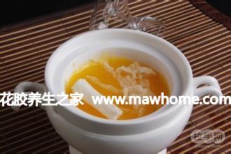 竹荪花胶干贝汤