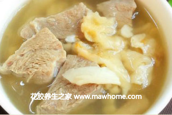 花胶炖瘦肉的做法