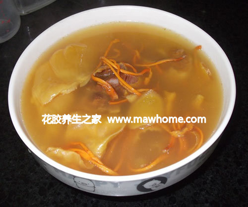 花胶虫草花鱼翅汤