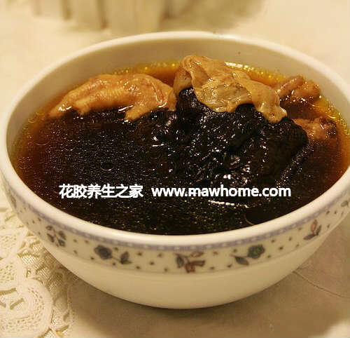 黑虎掌花胶炖鸡脚汤