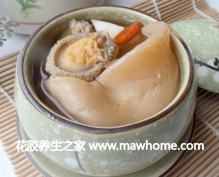 花胶鲍鱼椰汁汤的做法